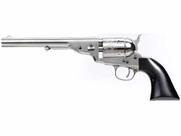 Taylor’s & Company The Cavalier Revolver 38 Special 7.5″ Barrel 6-Round Nickel Black For Sale