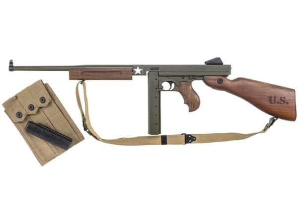 Thompson M1 Semi-Automatic Centerfire Rifle 45 ACP 16.5" Barrel Olive Drab and Walnut For Sale