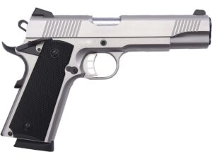 Tisas 1911 Duty SS45 Semi-Automatic Pistol 45 ACP 5" Barrel 8-Round Stainless Black For Sale
