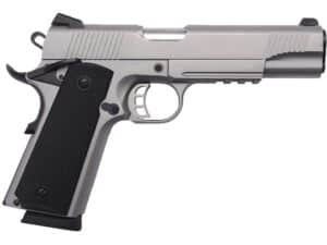 Tisas 1911 Duty SS45R Semi-Automatic Pistol 45 ACP 5" Barrel 8-Round Stainless Black For Sale