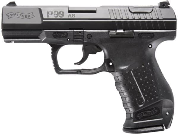 Walther P99AS Semi-Automatic Pistol 9mm Luger 4″ Barrel 15-Round Black For Sale