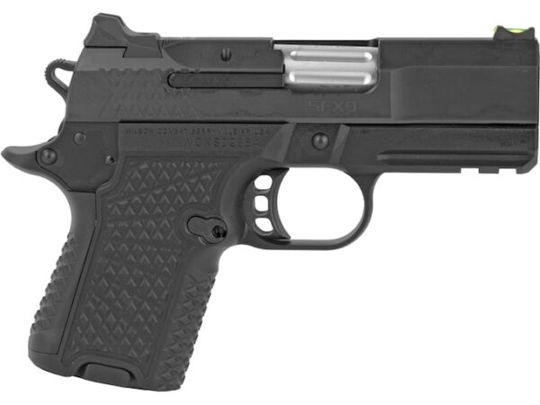 Wilson Combat SFX9 Sub Compact Semi-Automatic Pistol 9mm Luger 3.25" Barrel 15-Round Black with Rail For Sale