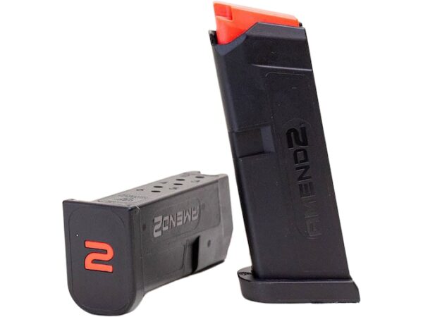 Amend2 A2-42 Magazine Glock 42 380 ACP 6-Round Polymer Black For Sale
