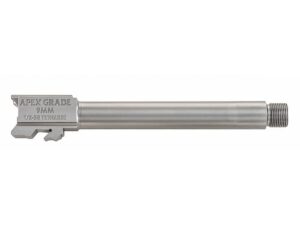 Apex Tactical Barrel S&W M&P 9mm Luger 4.75" 1 in 10" Twist 1/2"-28 Thread Stainless Steel For Sale