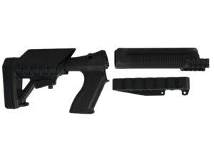 Archangel 870SC Tactical Shotgun Stock System Remington 870 with Receiver Mount Shell Carrier - Black Polymer For Sale