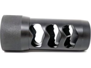 Area 419 Hellfire Self Timing Muzzle Brake with Universal Thread Adapter Stainless Steel For Sale