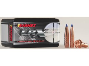 Barnes LRX Long-Range Hunting Bullets 30 Caliber (308 Diameter) 212 Grain Polymer Tip Boat Tail Lead-Free Box of 50 For Sale