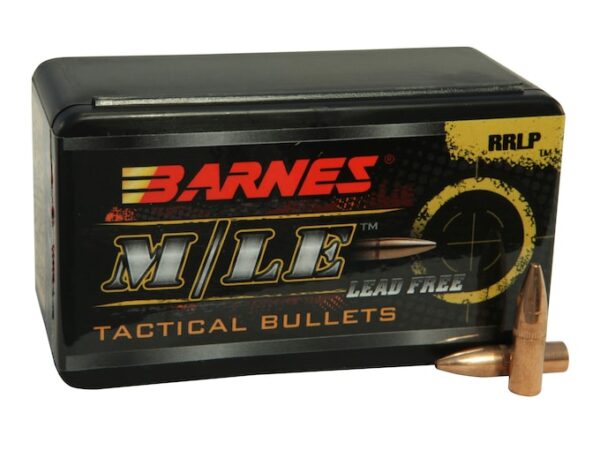 Barnes RRLP Bullets 22 Caliber (224 Diameter) 55 Grain Frangible Flat Base Lead-Free Box of 100 For Sale