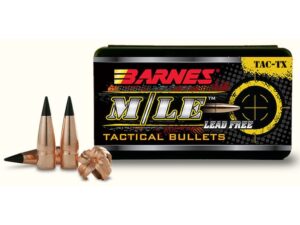 Barnes Tipped TAC-TX Bullets 300 AAC Blackout/300 Whisper (308 Diameter) 120 Grain Boat Tail Lead-Free Box of 50 For Sale