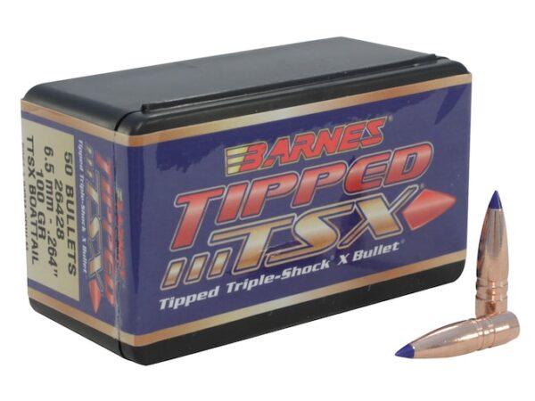 Barnes Tipped Triple-Shock X (TTSX) Bullets 264 Caliber