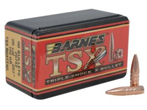 Barnes Triple-Shock X (TSX) Bullets 25 Caliber (257 Diameter) 100 Grain Hollow Point Boat Tail Lead-Free Box of 50 For Sale