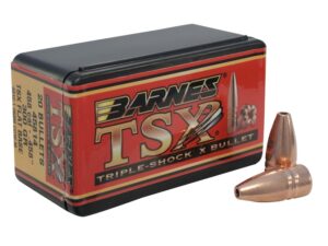 Barnes Triple-Shock X (TSX) Bullets 458 Caliber (458 Diameter) 300 Grain Hollow Point Flat Base Lead-Free Box of 20 For Sale