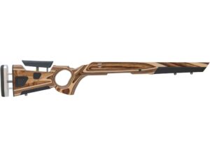 Boyds At-One Rifle Stock Thumbhole Ruger American Centerfire Predator Short Action Detachable Box Mag Factory Barrel Channel Laminated Wood Coyote For Sale