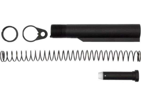 CMC Triggers Enhanced Receiver Extension Buffer Tube Assembly AR-15 Carbine Mil-Spec Diameter 6-Position Aluminum Black For Sale