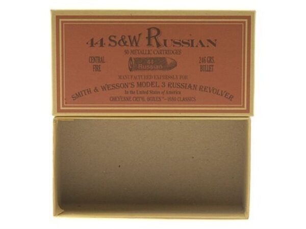 Cheyenne Pioneer Cartridge Box 44 Russian Chipboard Pack of 5 For Sale