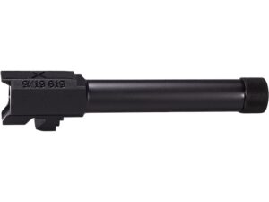 Faxon Duty Series Barrel Glock 19 9mm Luger 1 in 10" Twist 1/2"-28 Thread Steel Nitride For Sale