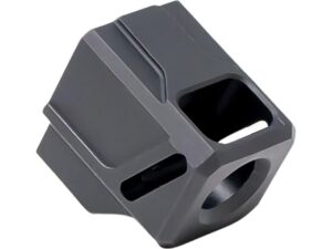 Faxon EXOS-523 Pistol Compensator Glock 43 9mm 1/2"-28 Thread Aluminum Black For Sale