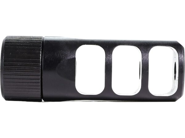 Faxon Gunner MuzzLok 3-Port Muzzle Brake 5.56mm 1/2"-28 Thread Steel Nitride For Sale