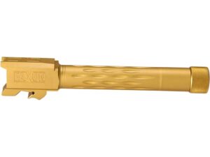 Faxon Match Series Barrel S&W M&P M2.0 Compact 9mm Luger 1 in 10" Twist Flame Fluted 1/2"-28 Thread Stainless Steel For Sale