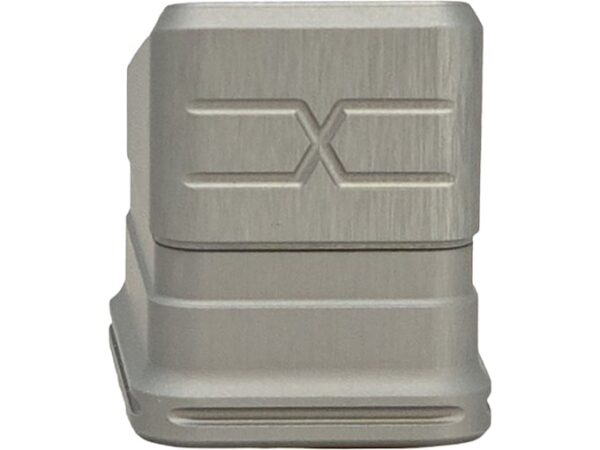 Faxon Modular Extended Magazine Base Pad for Glock 19 Factory Magazines 9mm Luger +5 Aluminum For Sale