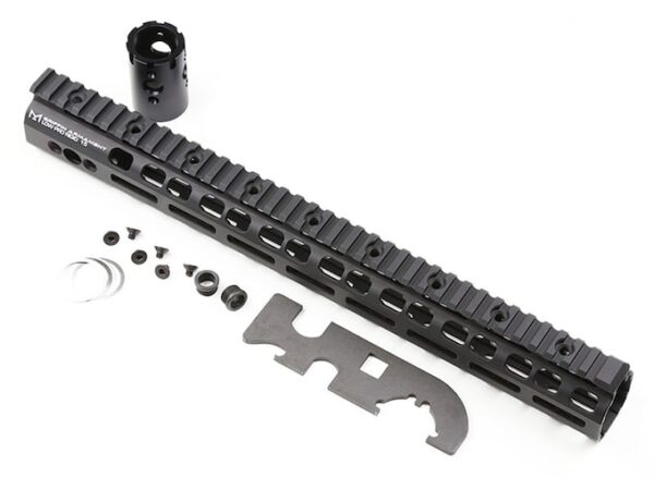 Griffin Armament Low Pro Rigid Rail M-LOK Handguard AR-15 Aluminum Black For Sale