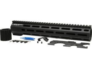 Griffin Armament Suppressor Ready Low Pro Rigid Rail M-LOK Handguard AR-15 Aluminum Black For Sale