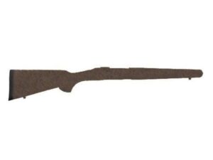 H-S Precision Pro-Series Rifle Stock Remington 700 ADL Short Action Varmint Barrel Channel Synthetic Brown with Black Web For Sale