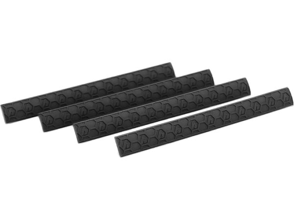 Hexmag WedgeLok Rail Cover M-LOK 4-Slot Polymer Black Package of 4 For Sale