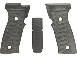 Hogue Extreme Series Grips Sig P320 AXG Flat Panels Inverse Checkered G10 GMascus For Sale