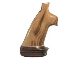 Hogue Fancy Hardwood Conversion Grips with Accent Stripe S&W N-Frame Round to Square Butt Oversize For Sale