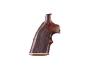 Hogue Fancy Hardwood Conversion Grips with Accent Stripe and Top Finger Groove S&W K