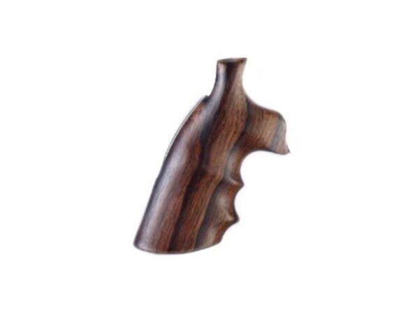 Hogue Fancy Hardwood Conversion Grips with Finger Grooves S&W N-Frame Round to Square Butt For Sale