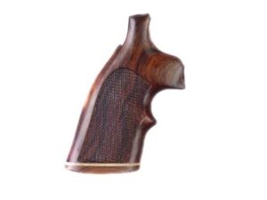 Hogue Fancy Hardwood Grips with Accent Stripe and Top Finger Groove Colt Python Checkered For Sale