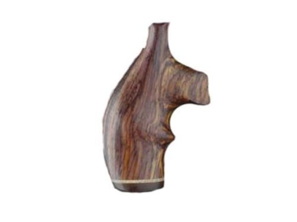 Hogue Fancy Hardwood Grips with Accent Stripe and Top Finger Groove S&W J-Frame Round Butt Cocobolo For Sale