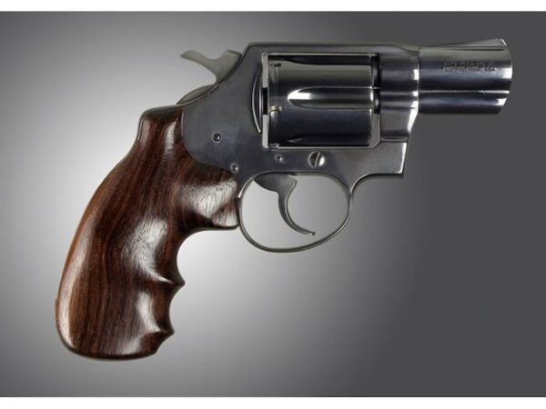 Hogue Fancy Hardwood Grips with Finger Grooves Colt Detective Special For Sale