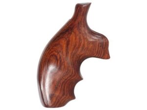 Hogue Fancy Hardwood Grips with Finger Grooves S&W J-Frame Round Butt For Sale