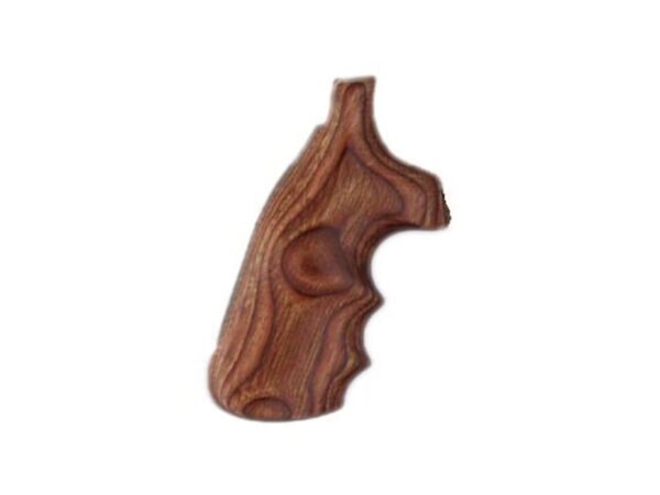 Hogue Fancy Hardwood Grips with Finger Grooves S&W J-Frame Square Butt Checkered For Sale