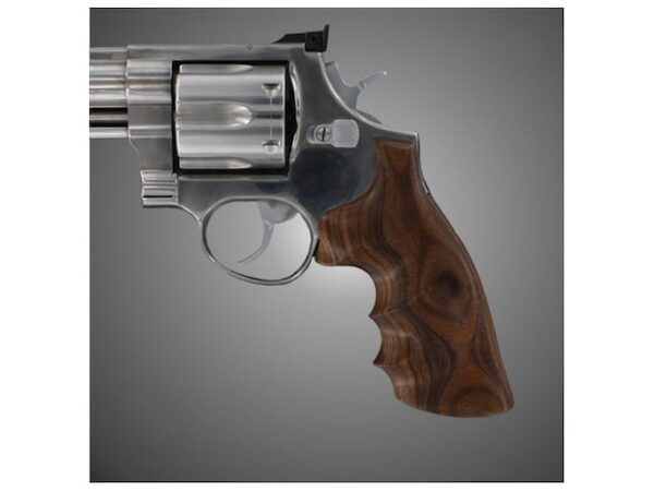 Hogue Fancy Hardwood Grips with Finger Grooves Taurus Medium and Large Frame Revolvers Square Butt For Sale