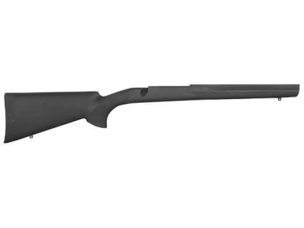 Hogue Rubber OverMolded Rifle Stock Ruger M77 Mark II Long Action Standard Full Bed Synthetic Black For Sale