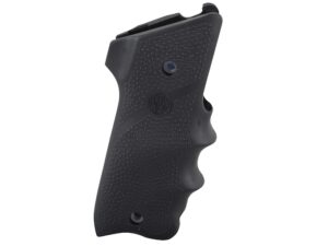 Hogue Wraparound Rubber Grips with Finger Grooves Ruger Mark II Thumbrest Black For Sale