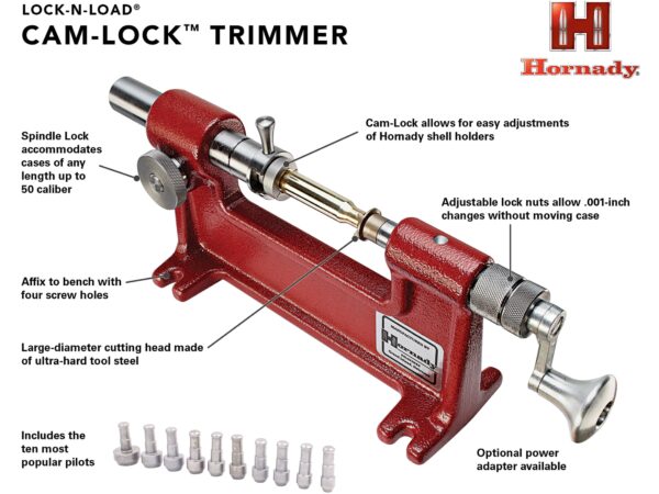 Hornady Cam-Lock Case Trimmer Kit For Sale