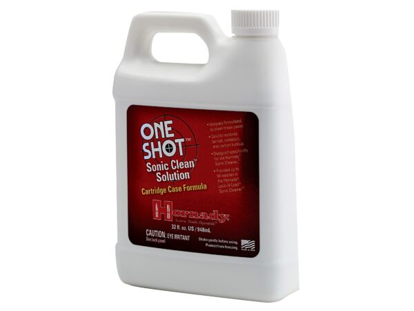 Hornady One Shot Sonic Cleaner Ultrasonic Case Cleaning Solution Liquid For Sale