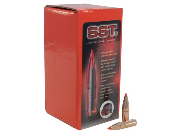 Hornady SST Bullets 25 Caliber (257 Diameter) 117 Grain InterLock Polymer Tip Spitzer Box of 100 For Sale