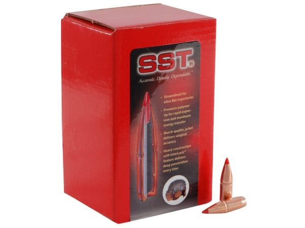 Hornady SST Bullets 6.8mm Remington SPC (277 Diameter) 120 Grain InterLock Polymer Tip Spitzer Boat Tail Box of 100 For Sale