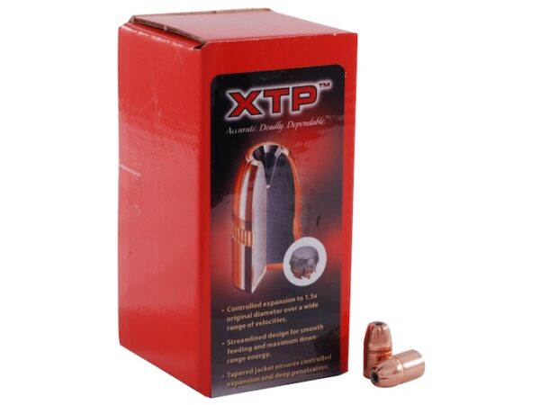 Hornady XTP Bullets 38 Caliber (357 Diameter) Jacketed Flat Nose Box of 100 For Sale