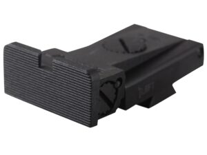 Kensight Adjustable Rear Sight 1911 Kimber Cut Steel Black Rounded Blade Fully Serrated For Sale