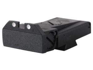 Kensight Adjustable Rear Sight 1911 LPA TRT Cut Steel Black Beveled Blade Serrated with White Dots For Sale
