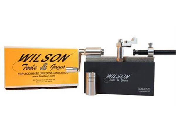 L.E. Wilson Case Trimmer Kit 50 BMG Stainless Steel For Sale