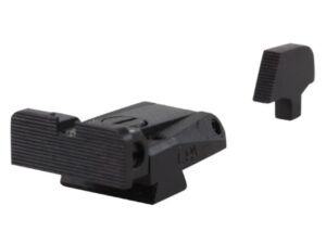 LPA SPR Target Sight Set 1911 Government with Wide Tenon Front Sight Steel Blue For Sale