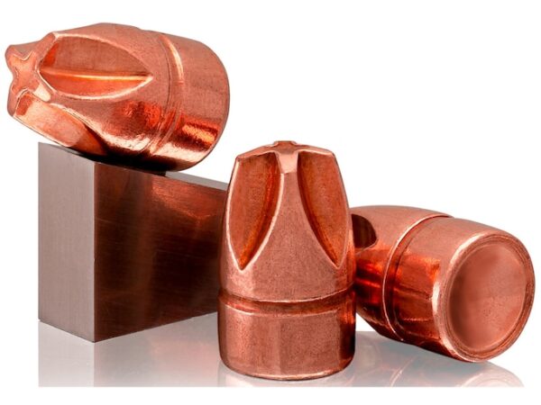 Lehigh Defense Xtreme Defense Bullets 9mm (355 Diameter) 90 Grain Solid Copper Enhanced Fluid Transfer Monolithic Lead-Free Box of 100 For Sale